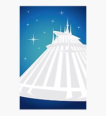 Space Mountain Illustration Photographic Print