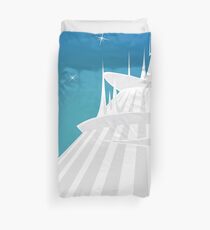 Space Mountain Illustration Duvet Cover
