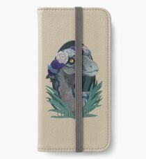 Clever Girl - Blue iPhone Wallet/Case/Skin
