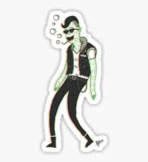 Groovin' In 3D Sticker