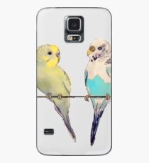 Potato and Blue Parakeets Case/Skin for Samsung Galaxy