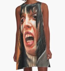 Vestido acampanado El brillo