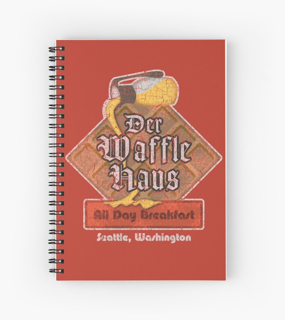 Der Waffle Haus Dead Like Me Spiral Notebook By Imsecretlygeeky