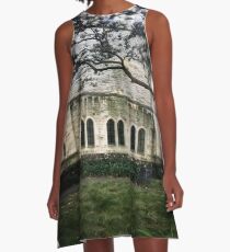 Church Building In The City A-Line Dress