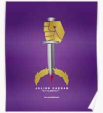 Literarische Klassiker-Illustration Reihe: Julius Caesar Poster