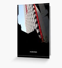 Modernism Greeting Card