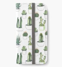 Watercolour cacti & succulents iPhone Wallet/Case/Skin