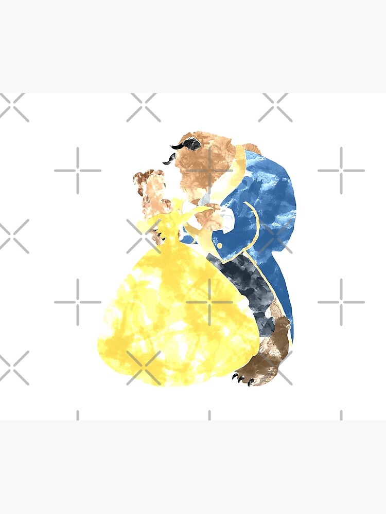 Watercolour Grunge of Beauty and The Beast (with transparency) by fishercraft