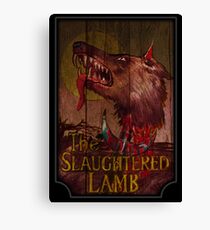 Amerikanischer Werwolf - Geschlachtetes Lamm Leinwanddruck