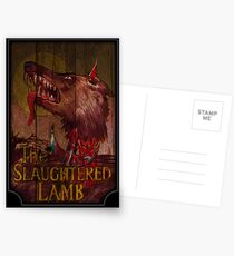 Amerikanischer Werwolf - Geschlachtetes Lamm Postkarten