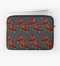 Cool golden roller skates Roller Derby Laptop Sleeve