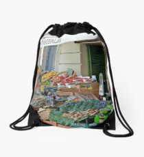 Fruit And Produce Lady Drawstring Bag