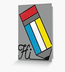 Mondrian: Greeting #2 Greeting Card