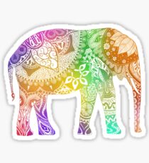 artsy elephant Sticker