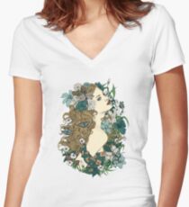 Scent Of Spring Fitted V-Neck T-Shirt
