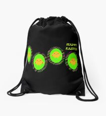 chicks in avocado Drawstring Bag