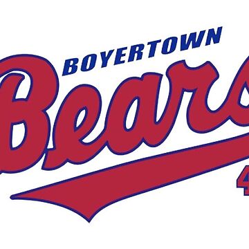 Boyertown Legion Baseball Bears 'B' Red Sticker for Sale by maddibowman