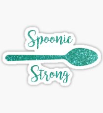 Spoonie Strong - Green Sticker
