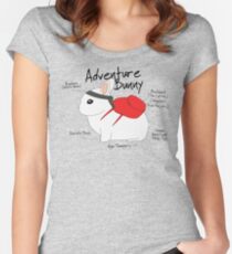 Adventure Bunny Women's Fitted Scoop T-Shirt