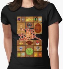 Jak and Daxter Grid Women's Fitted T-Shirt