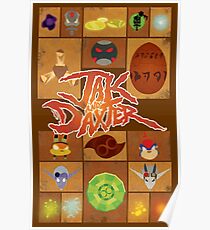 Jak and Daxter Grid Poster