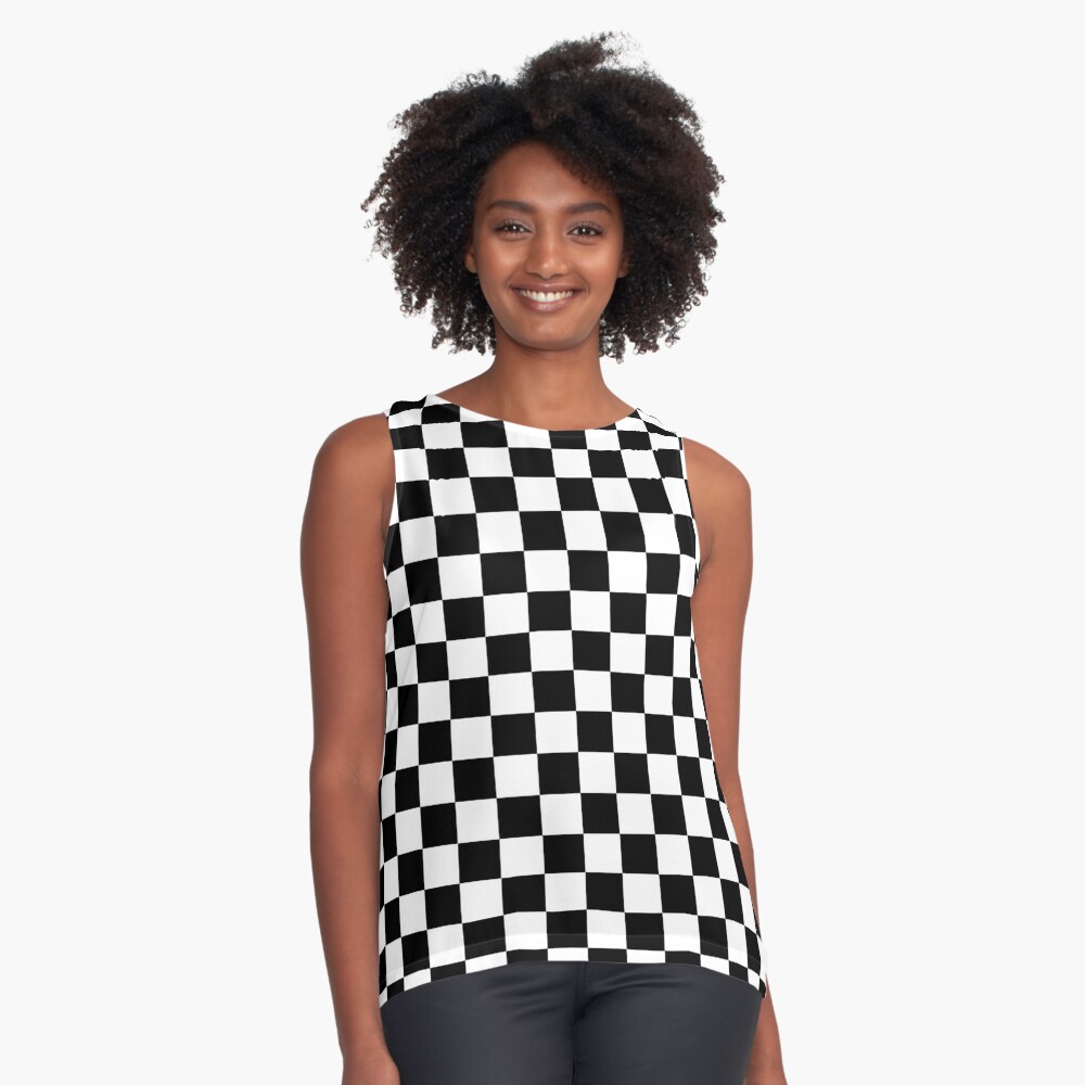 Ska Checkerboard Sleeveless Top By Stoopiditees Redbubble