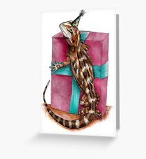 Party Reptile Greeting Card