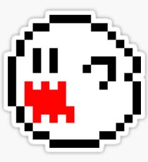 Pixel Boo Sticker