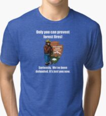 Smokey Defunded Tri-blend T-Shirt