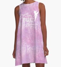 Leave a Little Sparkle Wherever You Go A-Line Dress