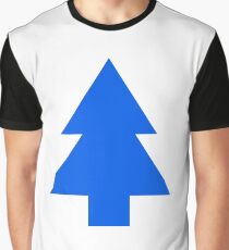 Dipper Pines Tree Shape // Gravity Falls Graphic T-Shirt