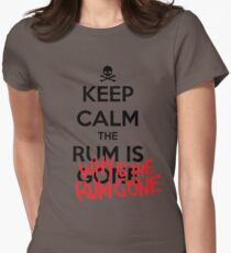 KEEP CALM - Keep Calm and Why Is The Rum Gone Women's Fitted T-Shirt