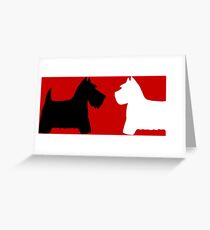 Scotties & Westies Greeting Card
