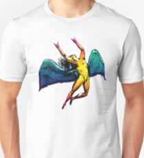 ICARUS THROWS THE HORNS - shiny ***FAV ICARUS GONE? SEE BELOW*** Unisex T-Shirt
