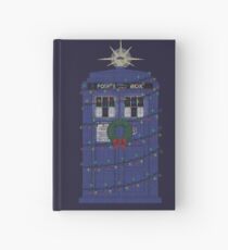 Police Box Christmas Knit Hardcover Journal