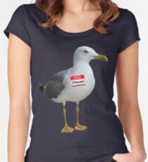 Steven Möwe Tailliertes Rundhals-Shirt