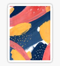 Pink/Yellow/Blue Sticker