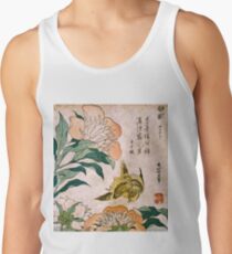 Hokusai Katsushika - Peony And Canary Tank Top