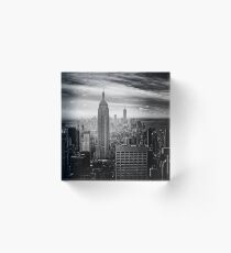 New York City Skyline Acrylic Block