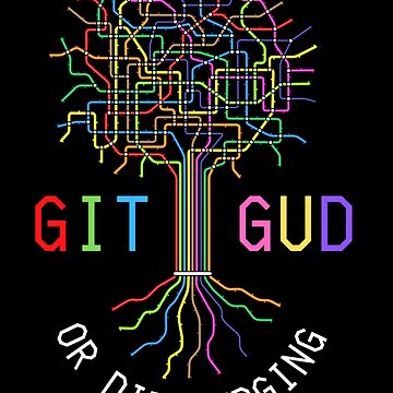 Git Gud: Funny Source Code Repository Tree Design For Programmers  (Branches) | Spiral Notebook