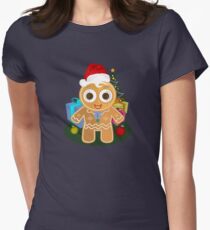 Christmas - Ginger Bread Man Women's Fitted T-Shirt