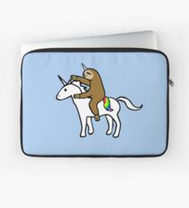 Slothicorn Riding Unicorn Laptop Sleeve