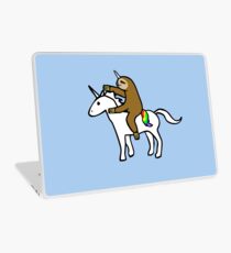 Slothicorn Reit-Einhorn Laptop Folie