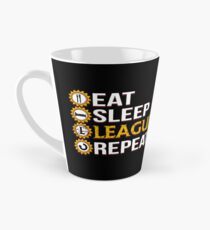 Liga der Legenden essen Schlaf-Liga-Wiederholungs-lustige Geschenke Tasse (groß)