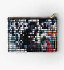 Mosaic Tile Woman Art Studio Pouch