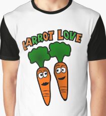 Carrot Love With Carrot Graphic T-Shirt
