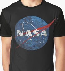 Emblème Vintage de la NASA T-shirt graphique