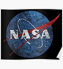 NASA Vintage Emblem Poster
