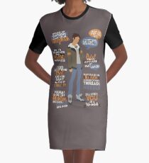 Lance Quotes Graphic T-Shirt Dress