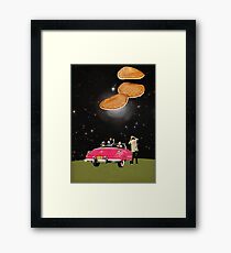 Unidentified flying object Framed Print
